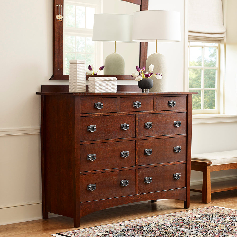 Harvey Ellis High Double Dresser Bedroom Stickley