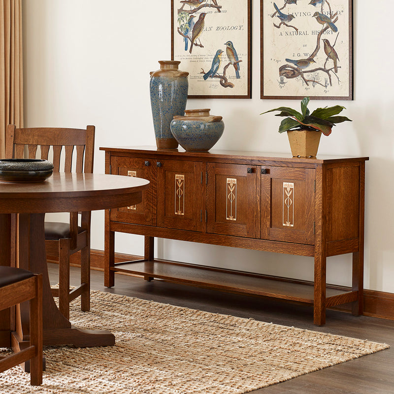 Meadowflower Four-Door Sideboard from Stickley