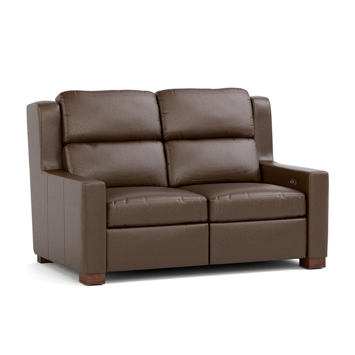 Woodlands Track Arm Motion Loveseat Living Room Stickley Selvano Chestnut  