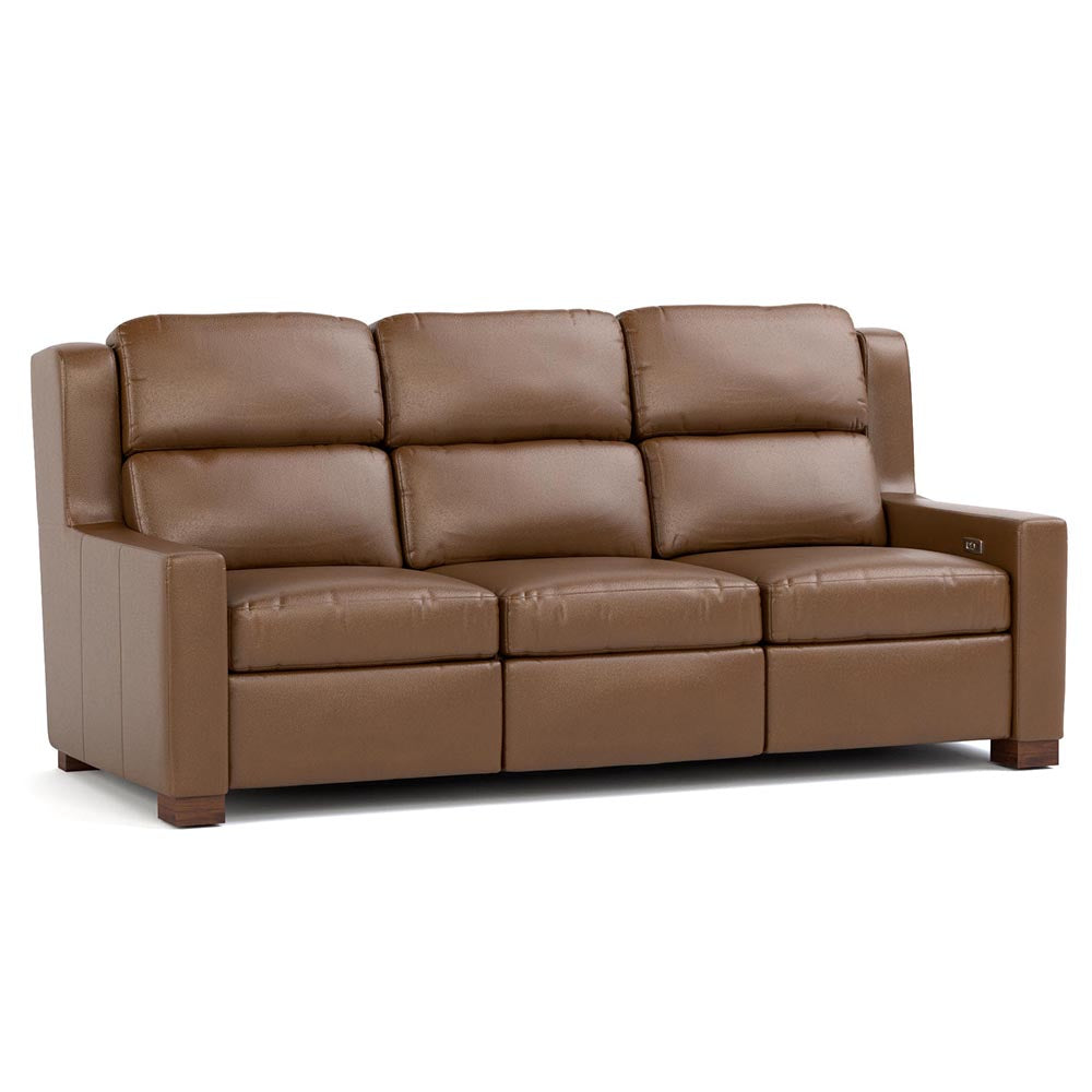 Woodlands Track Arm Motion Sofa Living Room Stickley Selvano Bark  