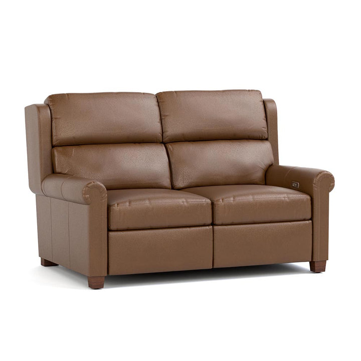 Woodlands Small Roll Arm Motion Loveseat Living Room Stickley   