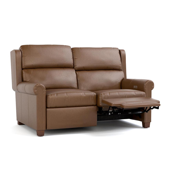 Woodlands Small Roll Arm Motion Loveseat Living Room Stickley   