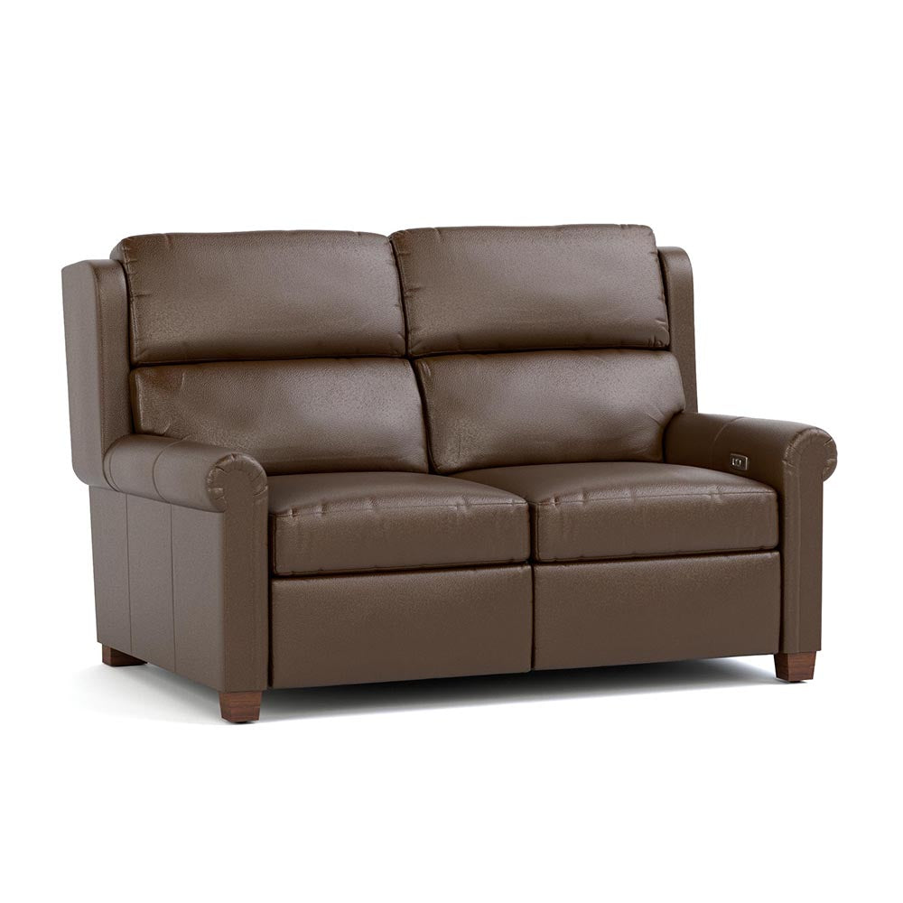 Woodlands Small Roll Arm Motion Loveseat Living Room Stickley   