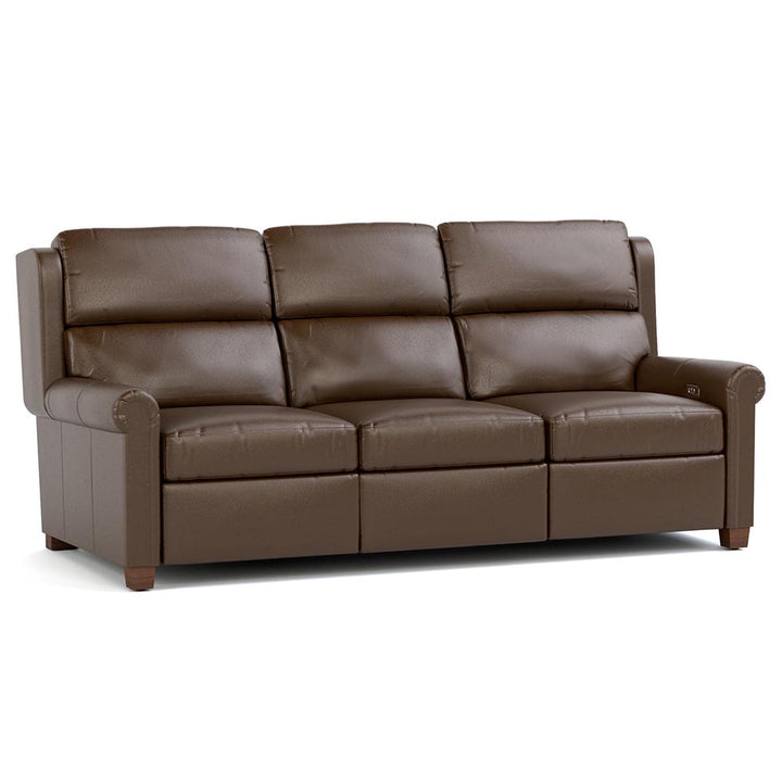 Woodlands Small Roll Arm Motion Sofa Living Room Stickley Selvano Chestnut  