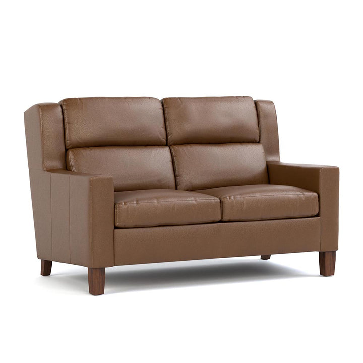 Woodlands Track Arm Loveseat Living Room Stickley Selvano Bark  