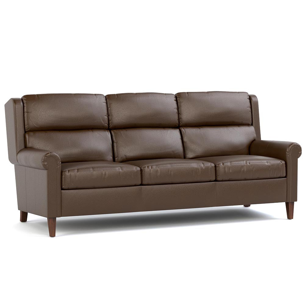 Woodlands Small Roll Arm Sofa Living Room Stickley Selvano Chestnut  