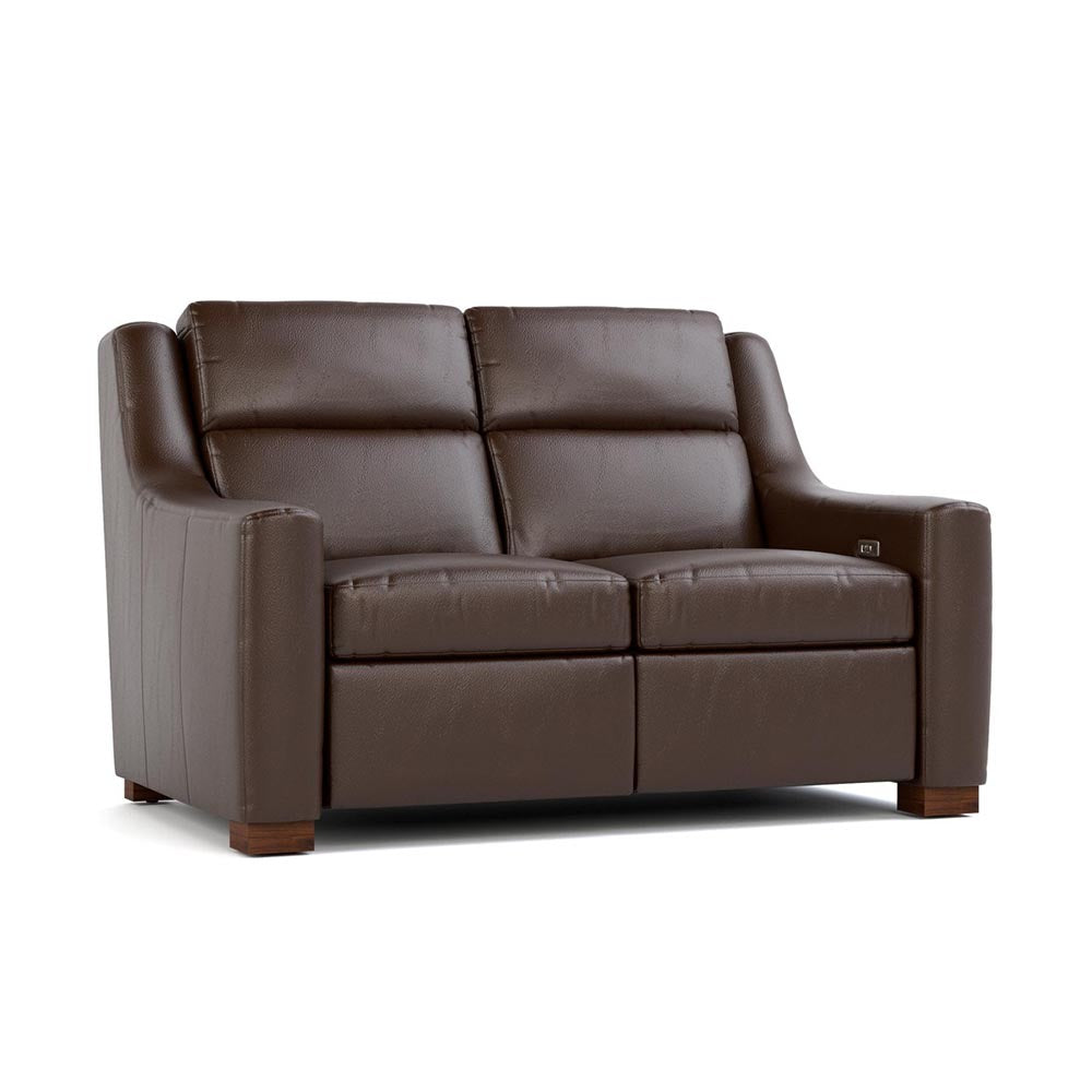 Hawley Power Motion Loveseat Living Room Stickley Futuro Oak  