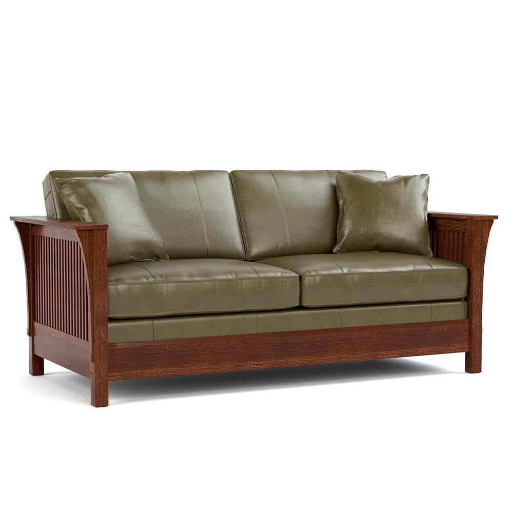 Fayetteville Sofa Living Room Stickley Colman Olive  