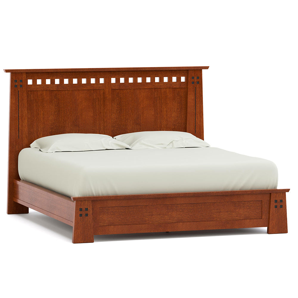 Highlands Bed Bedroom Stickley Queen Low 032 Onondaga