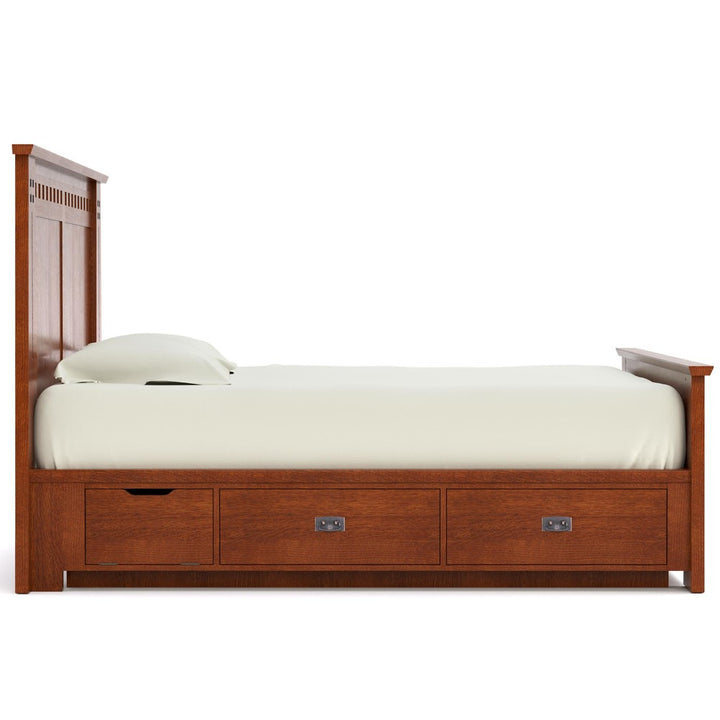 Highlands Platform Storage Bed Bedroom Stickley