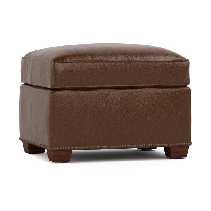 Wharton Ottoman Living Room Stickley Durango Brown  