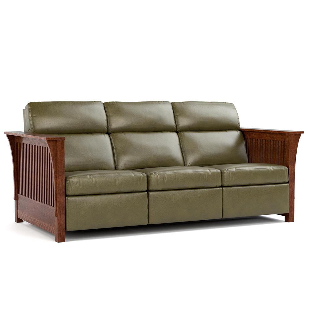 Fayetteville Power Motion Sofa Living Room Stickley Colman Olive  