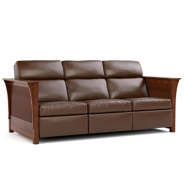 Fayetteville Power Motion Sofa Living Room Stickley Colman Saddle  