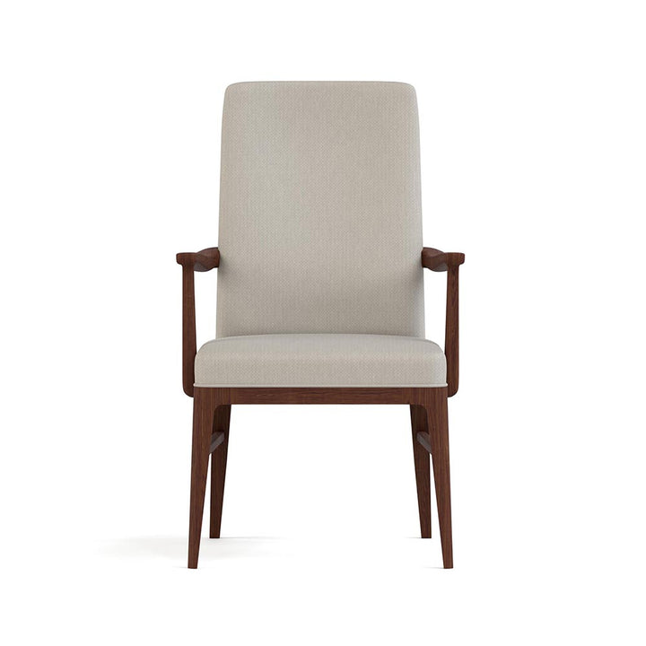 Walnut Grove Tall Upholstered Arm Chair Dining Room Stickley   