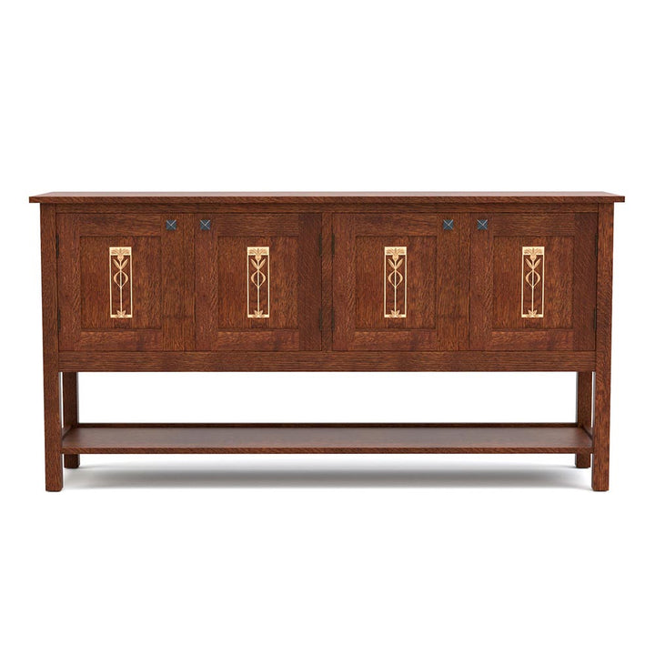 Meadowflower Four-Door Sideboard Dining Room Stickley   