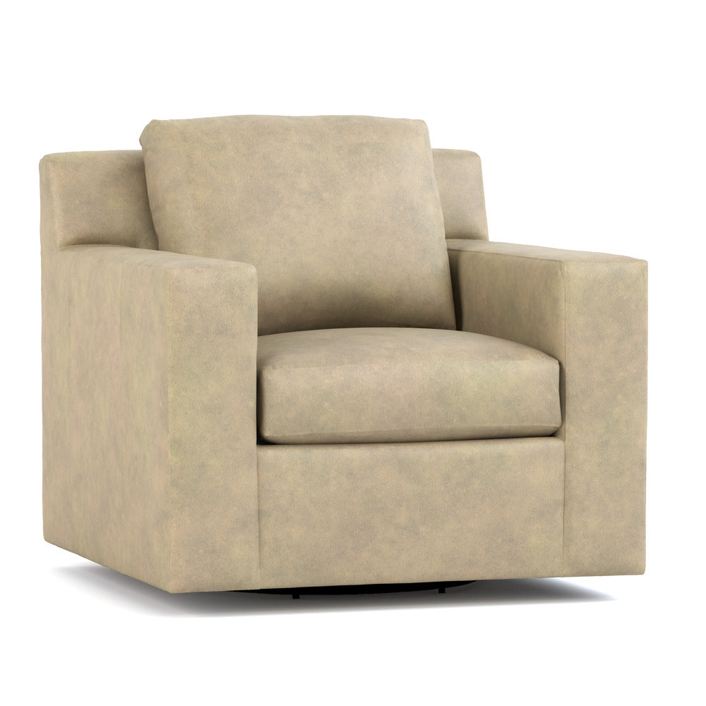 Keene Swivel Chair Living Room Stickley Alameda Stonewash  