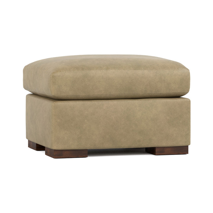 Keene Ottoman Living Room Stickley Alameda Ecru  