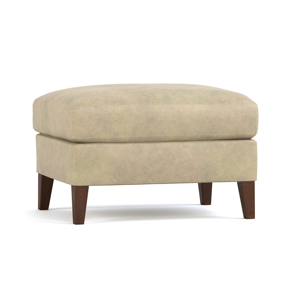 Harper Leather Ottoman Living Room Stickley
