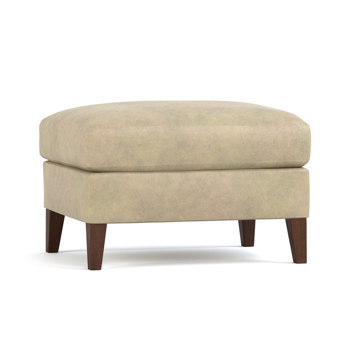 Harper Leather Ottoman Living Room Stickley   