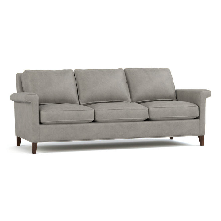 Origins Belleville Leather Sofa Living Room Stickley Alameda Gray Matters  