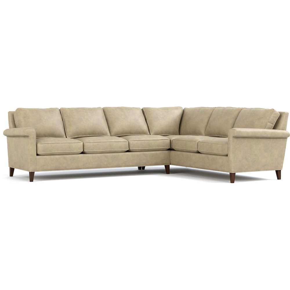 Origins Belleville Sectional Living Room Stickley Alameda Stonewash  