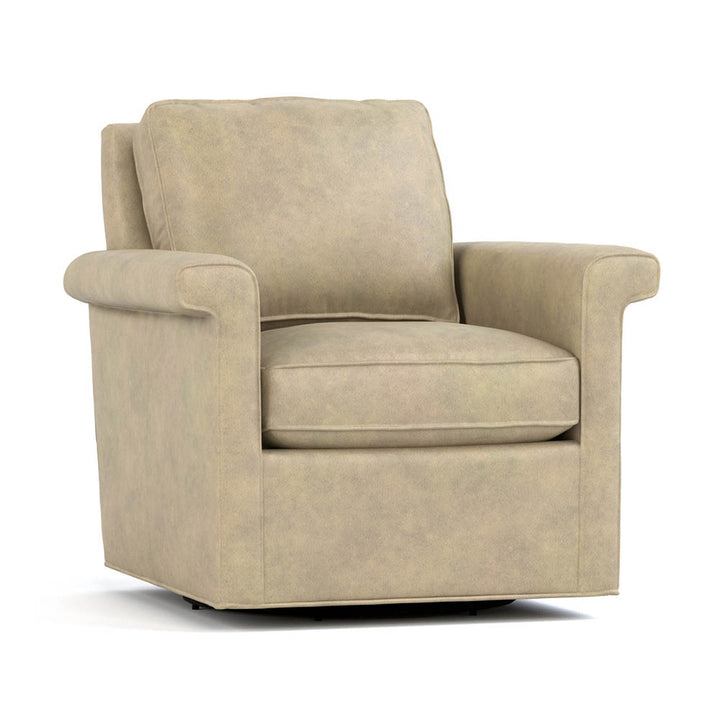 Origins Belleville Swivel Chair Living Room Stickley Alameda Stonewash  