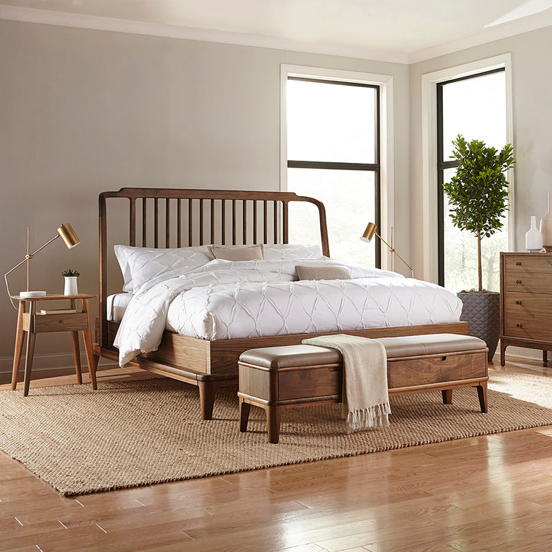 Walnut Grove Spindle Bed from Stickley