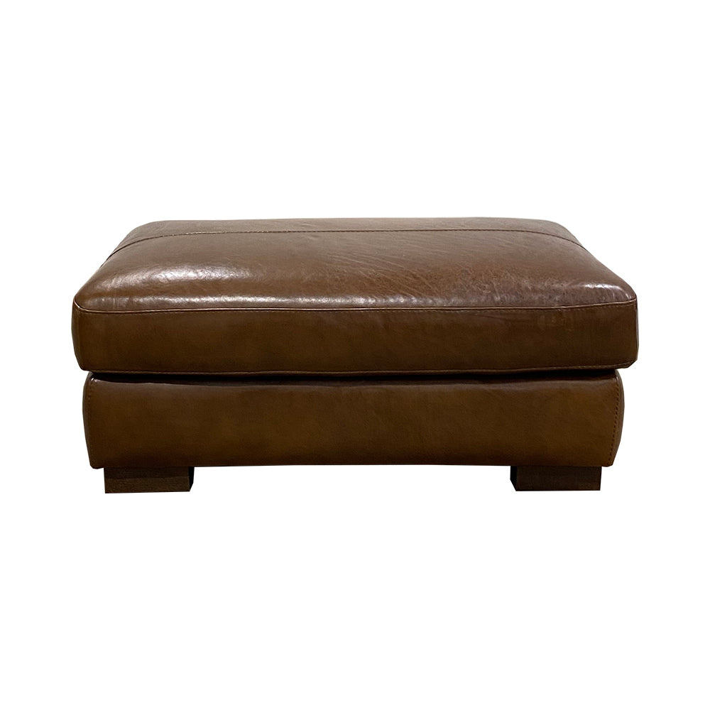 Union Rectangle Leather Ottoman Living Room Softline   