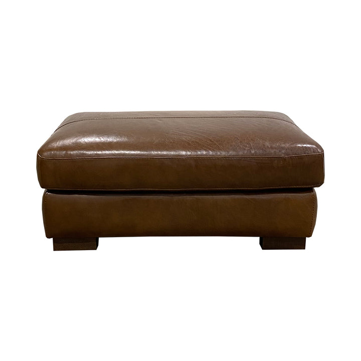 Union Rectangle Leather Ottoman Living Room Softline   