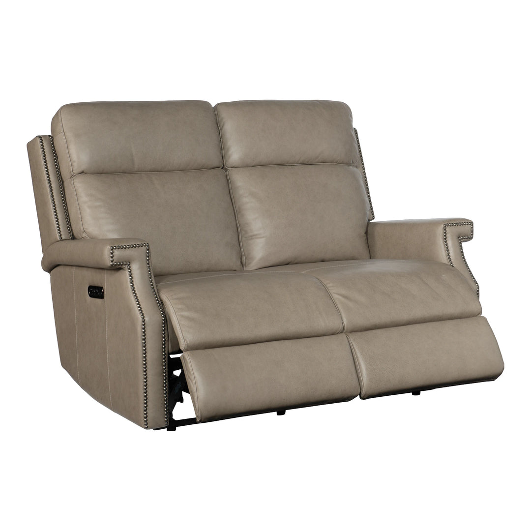 Vaughn Zero Gravity Loveseat with Power Headrest Living Room Hooker Furniture