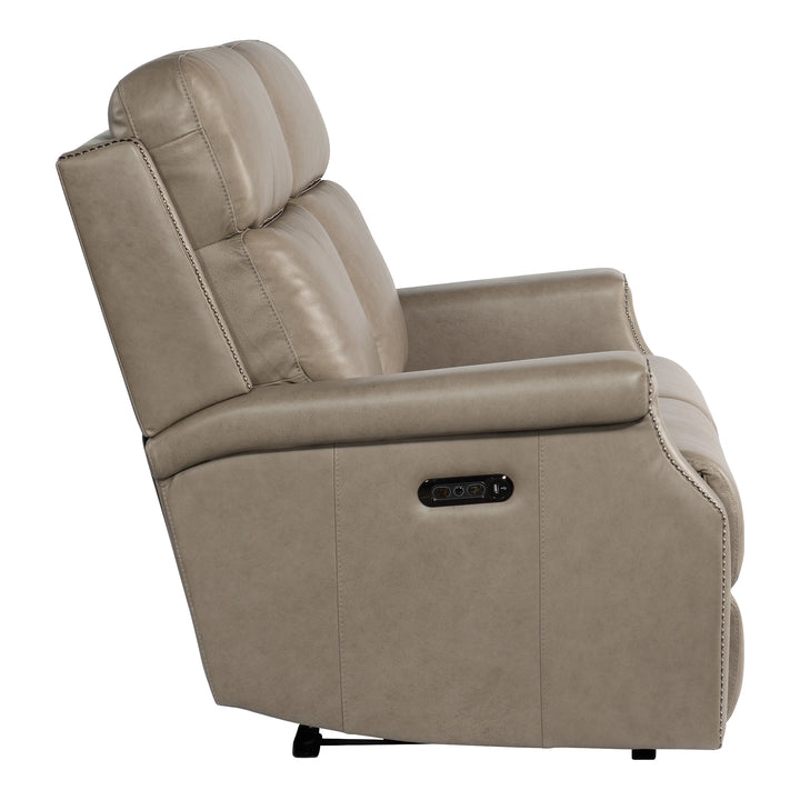 Vaughn Zero Gravity Loveseat with Power Headrest Living Room Hooker Furniture
