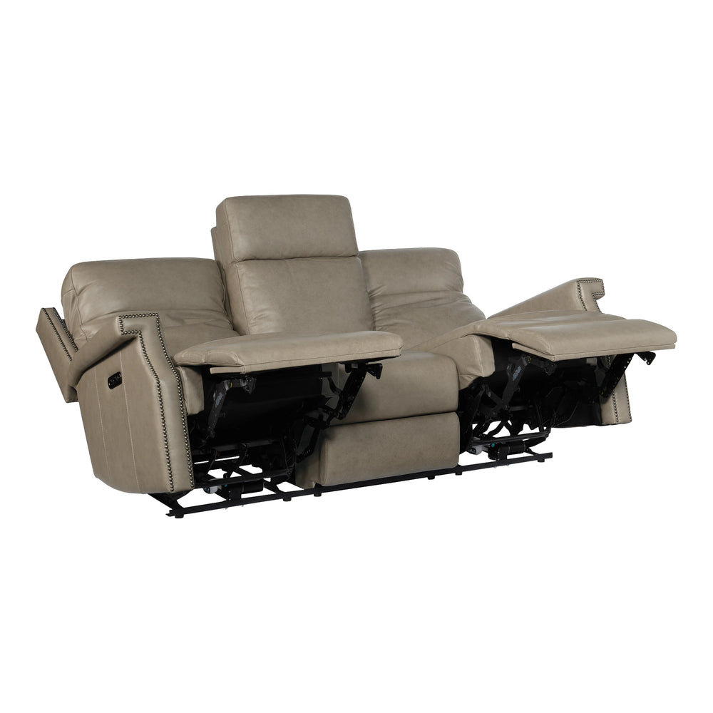 Vaughn Zero Gravity Sofa with Power Headrests Living Room Hooker Furniture