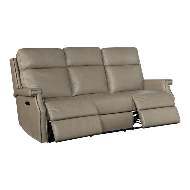 Vaughn Zero Gravity Sofa with Power Headrests Living Room Hooker Furniture