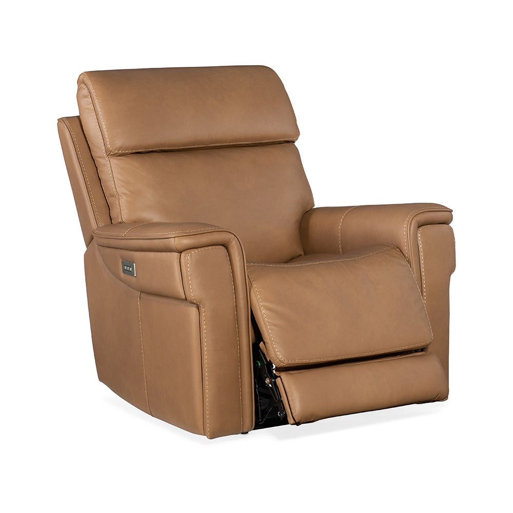 Lyra Zero Gravity Power Recliner with Power Headrest Living Room Hooker Furniture   