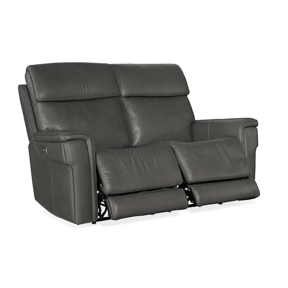 Lyra Zero Gravity Power Loveseat with Power Headrests Living Room Hooker Furniture   