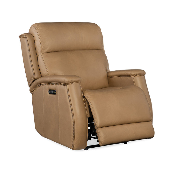 Rhea Zero Gravity Power Recliner with Power Headrest Living Room Hooker Furniture   