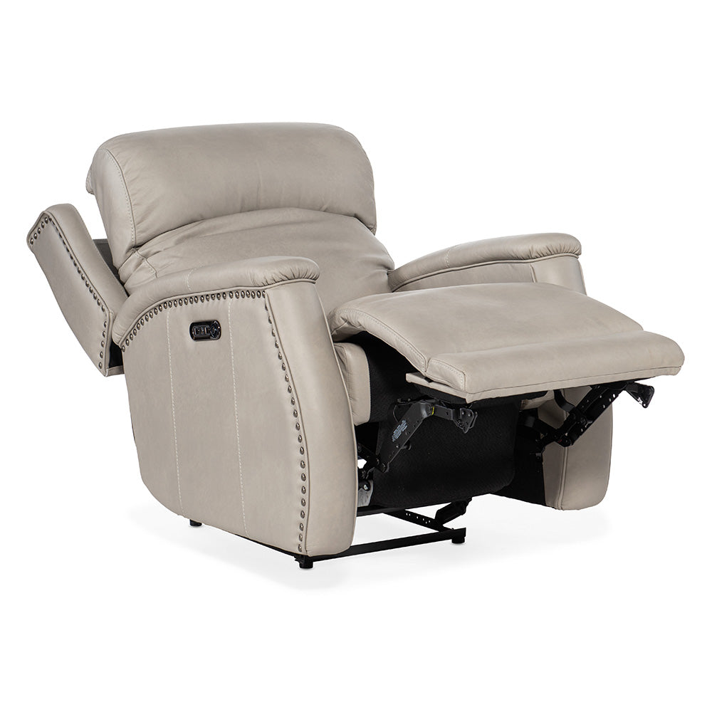 Rhea Zero Gravity Power Recliner with Power Headrest Living Room Hooker Furniture   