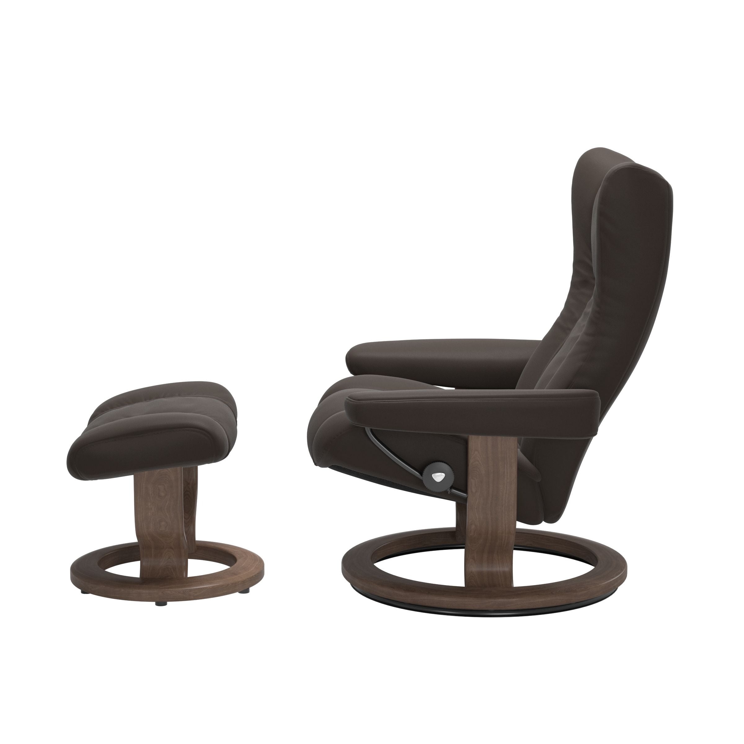 Stressless Wing Classic Chair & Ottoman | Ekornes | Tacoma