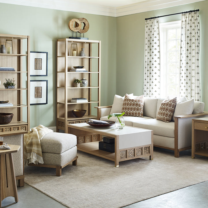 Surrey Hills Wood-Frame Sofa Living Room Stickley   