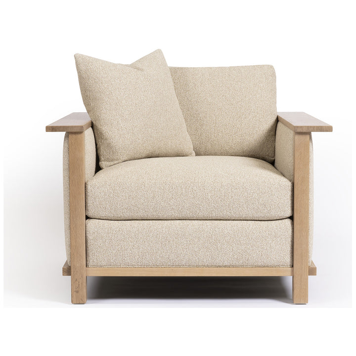 Surrey Hills Wood-Frame Lounge Chair Living Room Stickley   