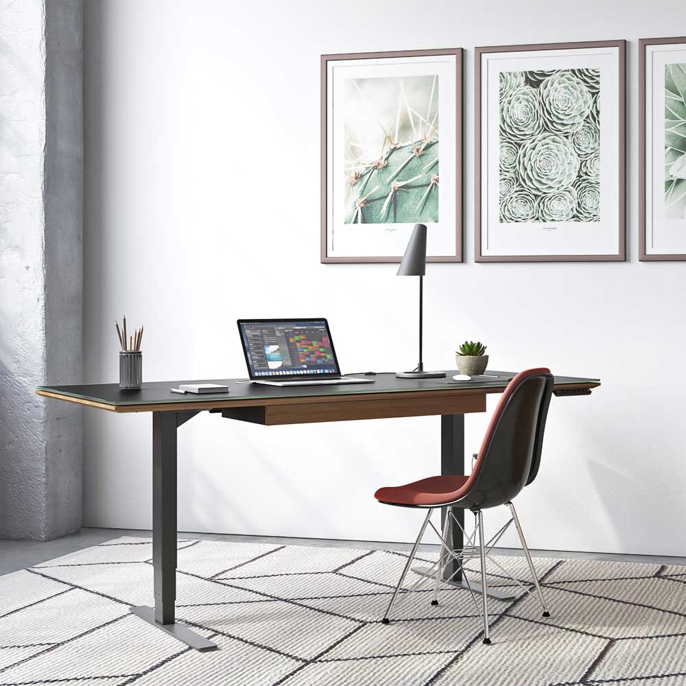 Sequel 20 6152 Sit+Stand Desk Home Office BDI