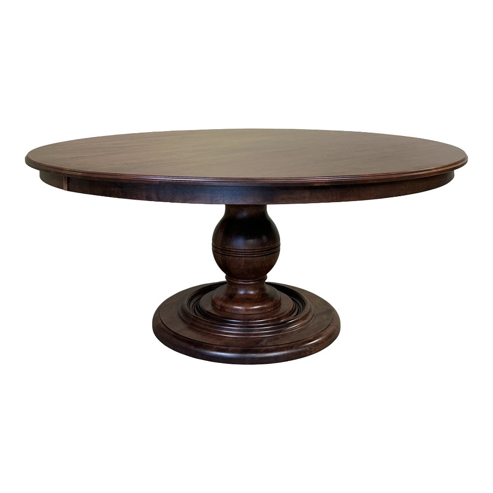 72" Round Dining Table with Sophia Pedestal Dining Room Mavin