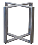 steel cube dining table base