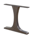 steel T shaped metal dining table base