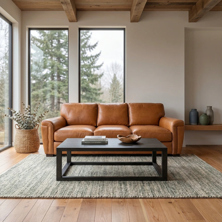 Stevens Leather Sofa