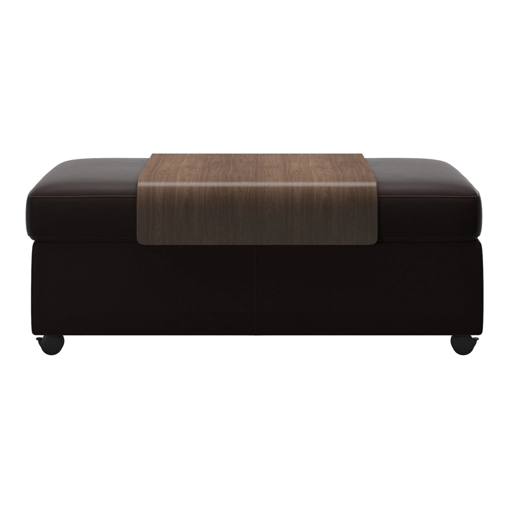 Stressless Double Ottoman with Table Living Room Ekornes