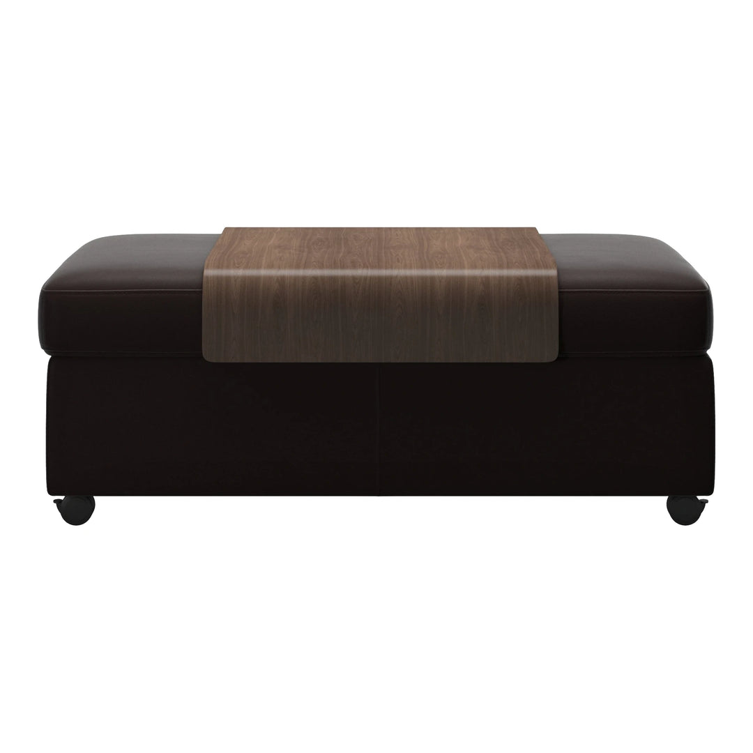 Stressless Double Ottoman with Table Living Room Ekornes