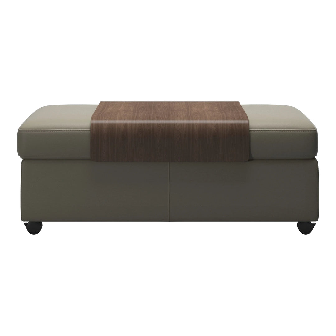 Stressless Double Ottoman with Table Living Room Ekornes
