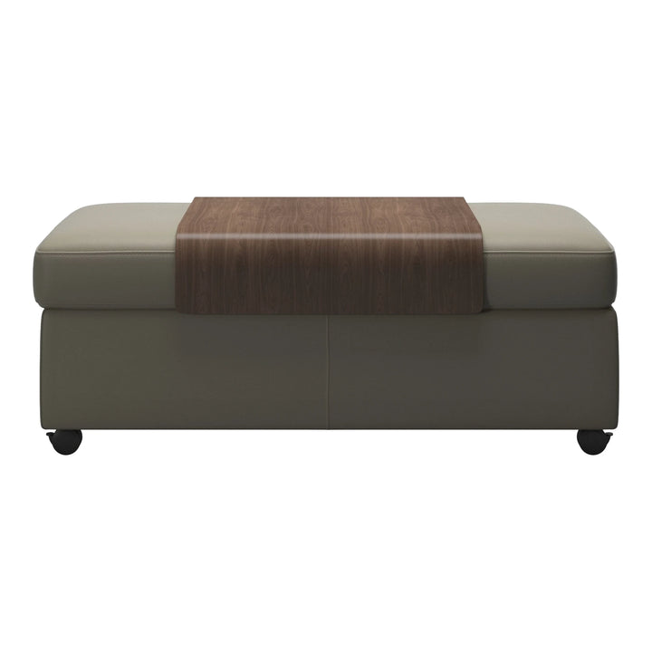 Stressless Double Ottoman with Table Living Room Ekornes
