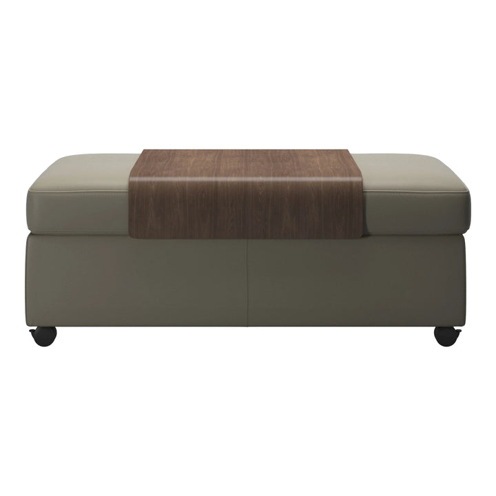 Stressless Double Ottoman with Table Living Room Ekornes